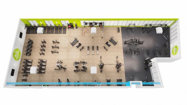 The Bolton News: A first-look at plans for the new gym. Photo: Bury Council 