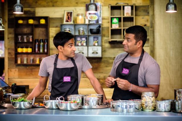Lee and Kevan Fernandez of Rafi's Spice Box , who  now have concessions to supply handmade mixes for homemade curries in five Booths stores
