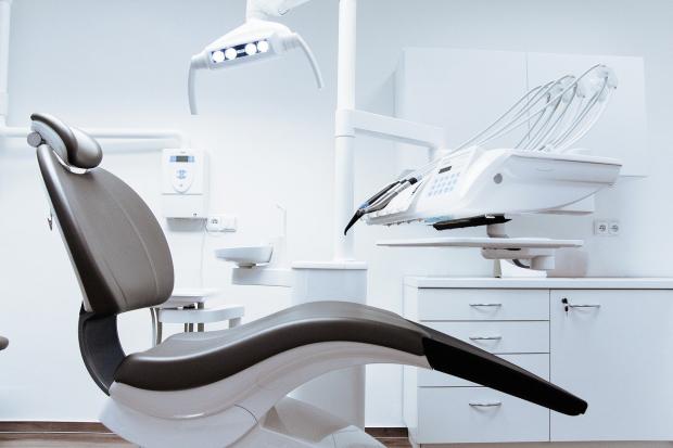 A dentist chair