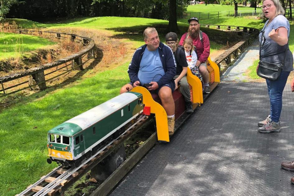 Moss Bank Park's miniature railway station welcomes back visitors