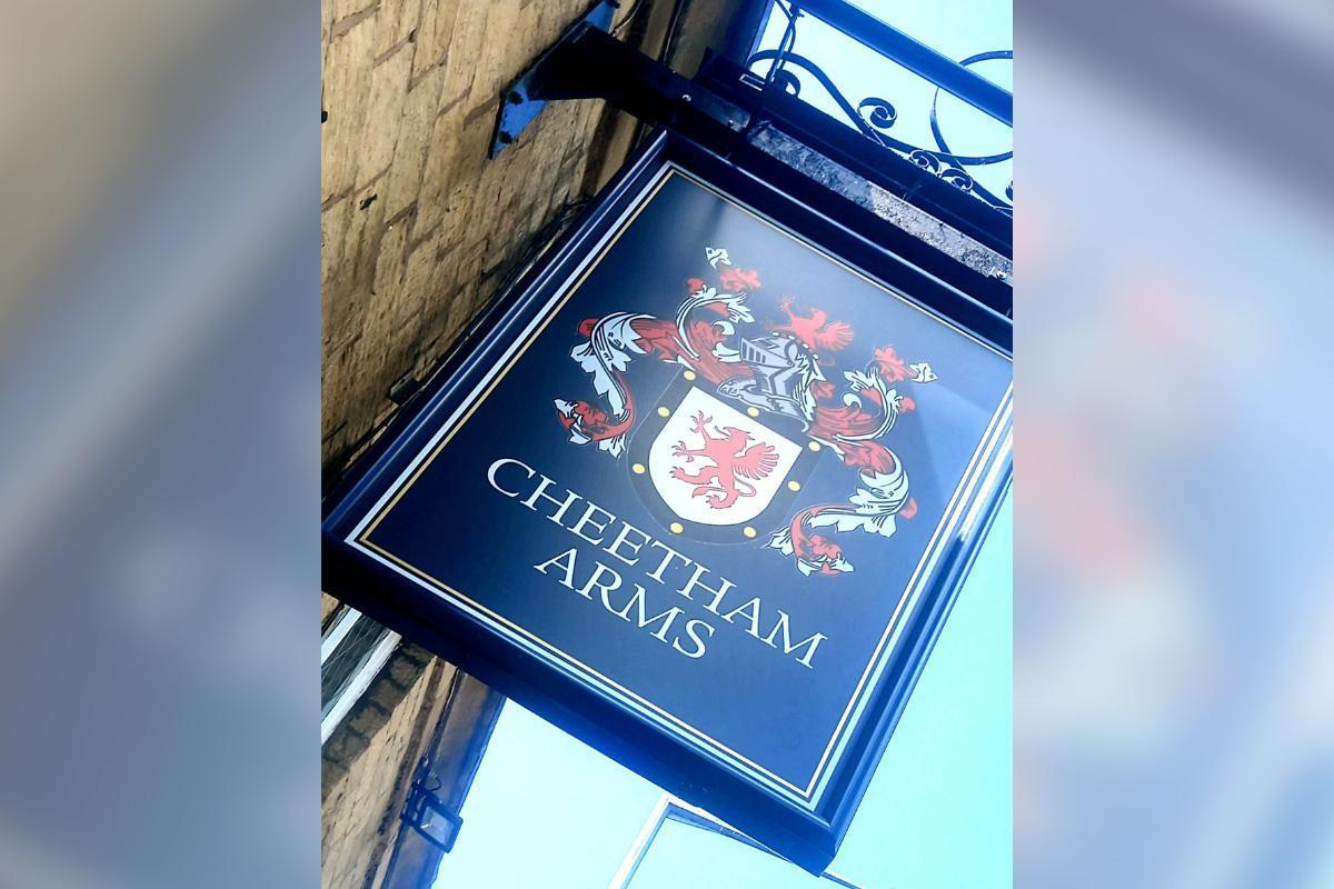 Cheetham Arms signage