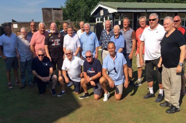 Former Warrington Wolves players gather for a bowling day staged at Tetley Walker Club on Saturday