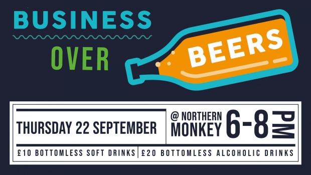 The Bolton News: Business Over Beers Event Flyer