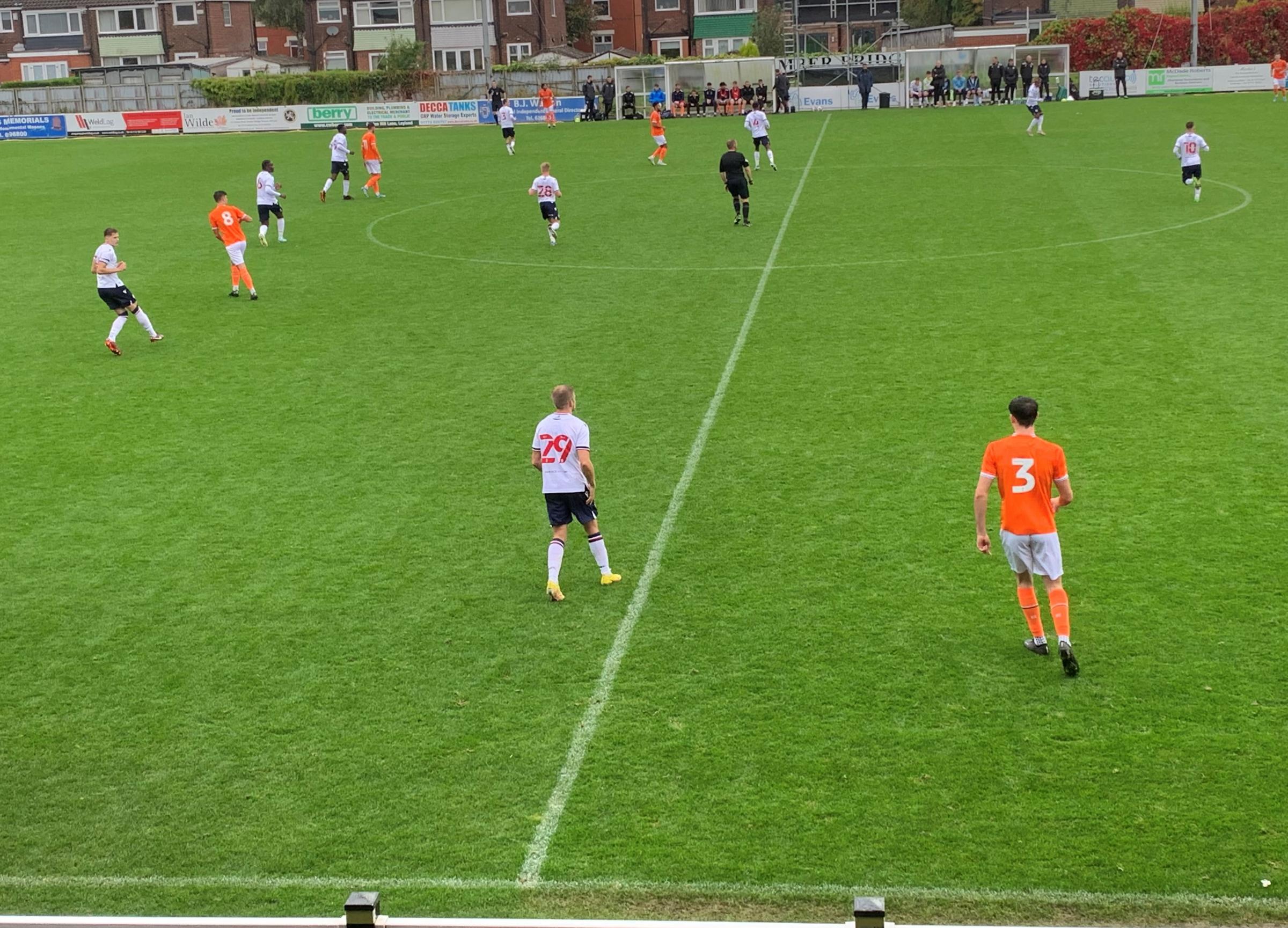 Lloyd Isgrove features as Bolton Wanderers B beaten by Blackpool - match report
