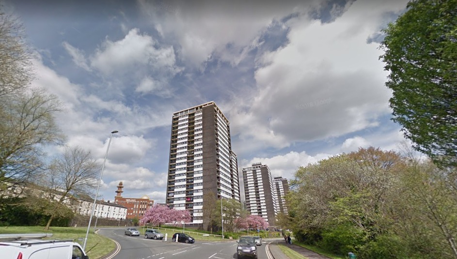 Seven Sisters flats on College Bank in Rochdale (Picture: Google Maps)
