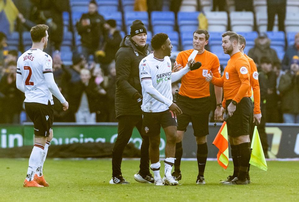 Afolayan accuses Shrewsbury player of 'kicking' him after final whistle 16252761