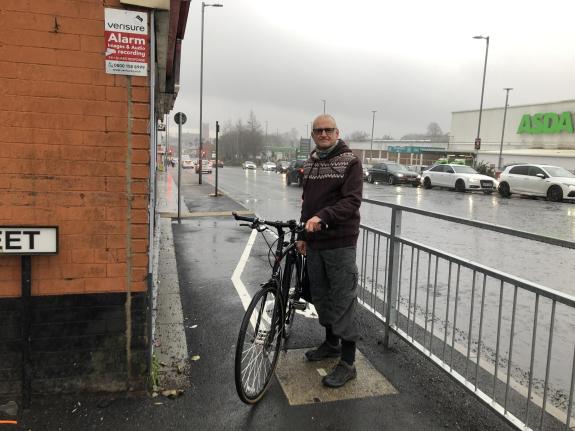 The Bolton News: Active travel campaigner Dr Grahame Cooper has raised concerns about the quality The Bolton News: Active travel campaigner Dr Grahame Cooper has raised concerns about the quality