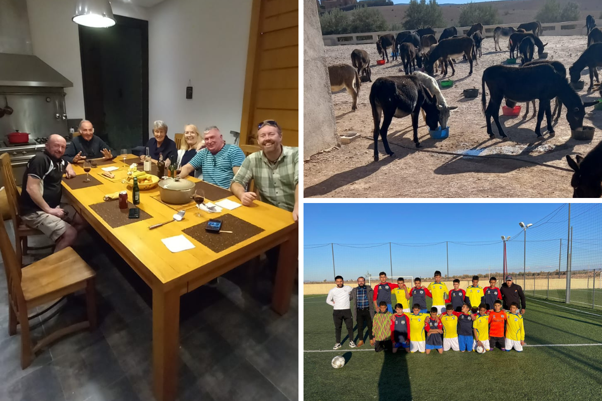 Bolton Wanderers fans take supplies to Moroccan donkey sanctuary