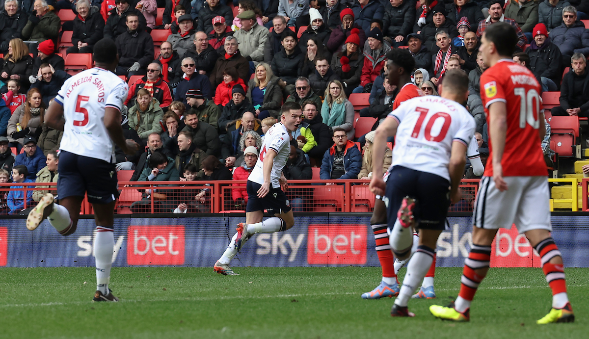 Charlton Athletic 1 Bolton Wanderers 2 - Full time match report