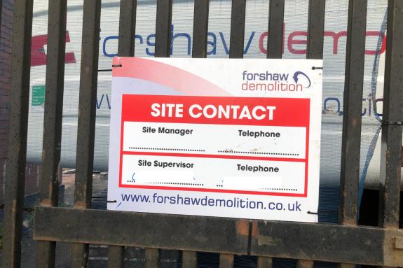 The Bolton News: Demolition is currently taking place The Bolton News: Demolition is currently taking place