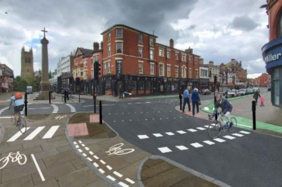 The Bolton News: An illustration of a crossing at Bradshawgate/Churchgate/Deansgate/Manor Road The Bolton News: An illustration of a crossing at Bradshawgate/Churchgate/Deansgate/Manor Road