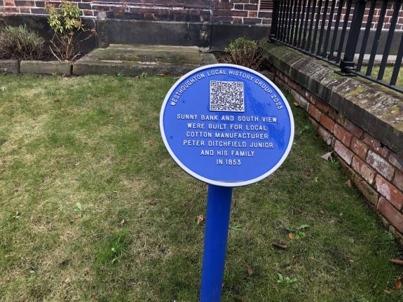 The Bolton News: Heritage plaque outside the buildings The Bolton News: Heritage plaque outside the buildings
