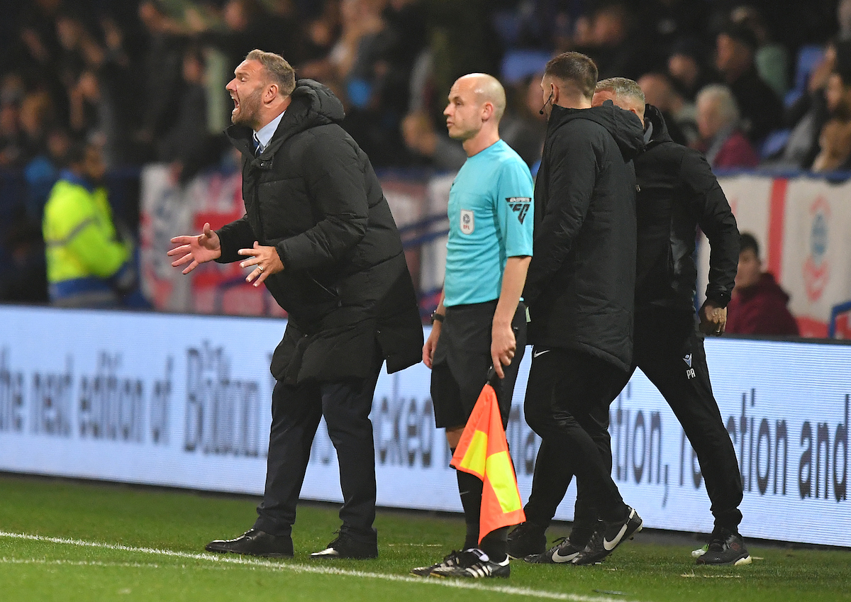 Bolton Wanderers boss Ian Evatt addresses red card 'problem'
