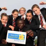 From left, Ebony Alldread, aged 12, Kerry Devaney, aged 13, Molly Patton, aged 12, Modov Cham, aged 13, Charlie Sykes, aged 12 and Jordan Stokes, aged 12