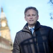 Grant Shapps in Bolton town centre yesterday