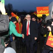 Labour leader Jeremy Corbyn arrives at the Blackrod Community Centre in Bolton, while on the General Election campaign trail. PA Photo. Picture date: Tuesday December 10, 2019. Photo credit should read: Joe Giddens/PA Wire.