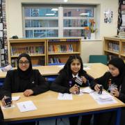 Ladybridge High School pupils go the polls