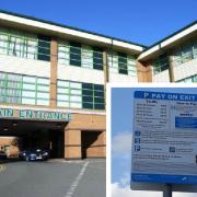 How much patients and visitors spent on parking fees and fines last year