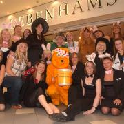 Staff at Debenhams Bolton dressed up in fancy dress to raise money for Children in Need. Photo by Matt Simmonds, Newsquest (Bolton) Ltd., Friday November 17, 2006..