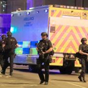 ATTACK: Police at the Manchester Arena