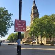 PRECAUTIONS: Victoria Square in Bolton