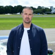 BONKERS: Paddy McGuinness test drove the Aston Martin Victor in tonight's Top Gear. Picture: PA