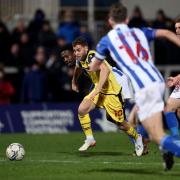 Dion Charles made his debut in Tuesday's 1-0 defeat at Hartlepool in the Papa John's Trophy