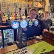 Lyndsey and Mia at The Spread Eagle are happy to meet the customers