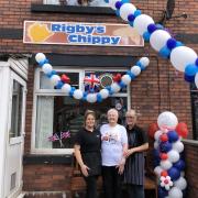 Rigby's on Deane Church Lane. L-R: Courtney McGowan, Margaret Rigby and Diane Stott.