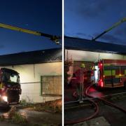 Pictures of the scene provided by Greater Manchester Fire and Rescue Service