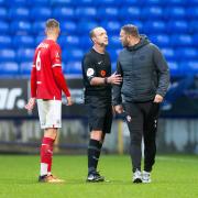 Ian Evatt vents his anger in Saturday's 2-1 home defeat to Barnsley in the FA Cup
