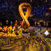 The opening ceremony of the FIFA World Cup 2022 at the Al Bayt Stadium