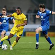 Reported target Victor Adeboyejo in action for Burton Albion