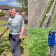 Cllr David Wilkinson has aired his concerns regarding a broken lamppost on the Pewfist Estate