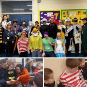 St Joseph's RC Primary School pupils on World Book Day