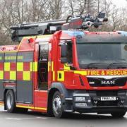 Twelve fire engines were sent to the incident