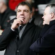 Sam Allardyce and late Bolton Wanderers chairman Phil Gartside