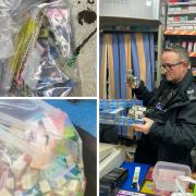 Illegal goods seized as part of police operation
