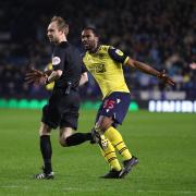Cameron Jerome protests that Bolton should have had a penalty at Sheffield Wednesday