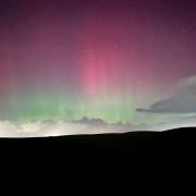 The northern lights, spotted from Rivington