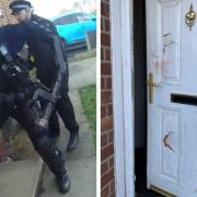 A house was raided in West Leigh