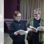 Catherine and Ollie Hall rehearsing for Thoroughly Modern Millie