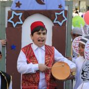 There are some Eid and Ramadan traditions we just can't do without.  Children during street performances celebrating the Muslims in Lebanon.