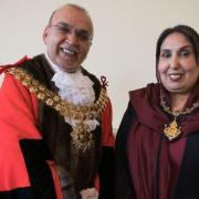 Bolton mayor Cllr Akhtar Zaman and mayoress Nargis Zaman