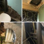 Man fed up after huge holes in house 'continued to get worse'