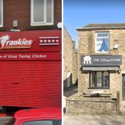 Two eateries have been handed new food hygiene ratings