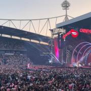 Crowds flock together for the first night of the P!NK tour