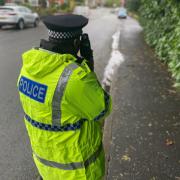 Police were out on Church Road in Smithills yesterday