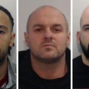 Jamaine Salmon, Gary Fenton and Karl Francombe were all jailed this week