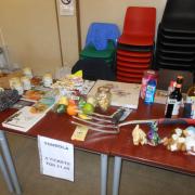 The tombola at last years Settle Street Allotments event